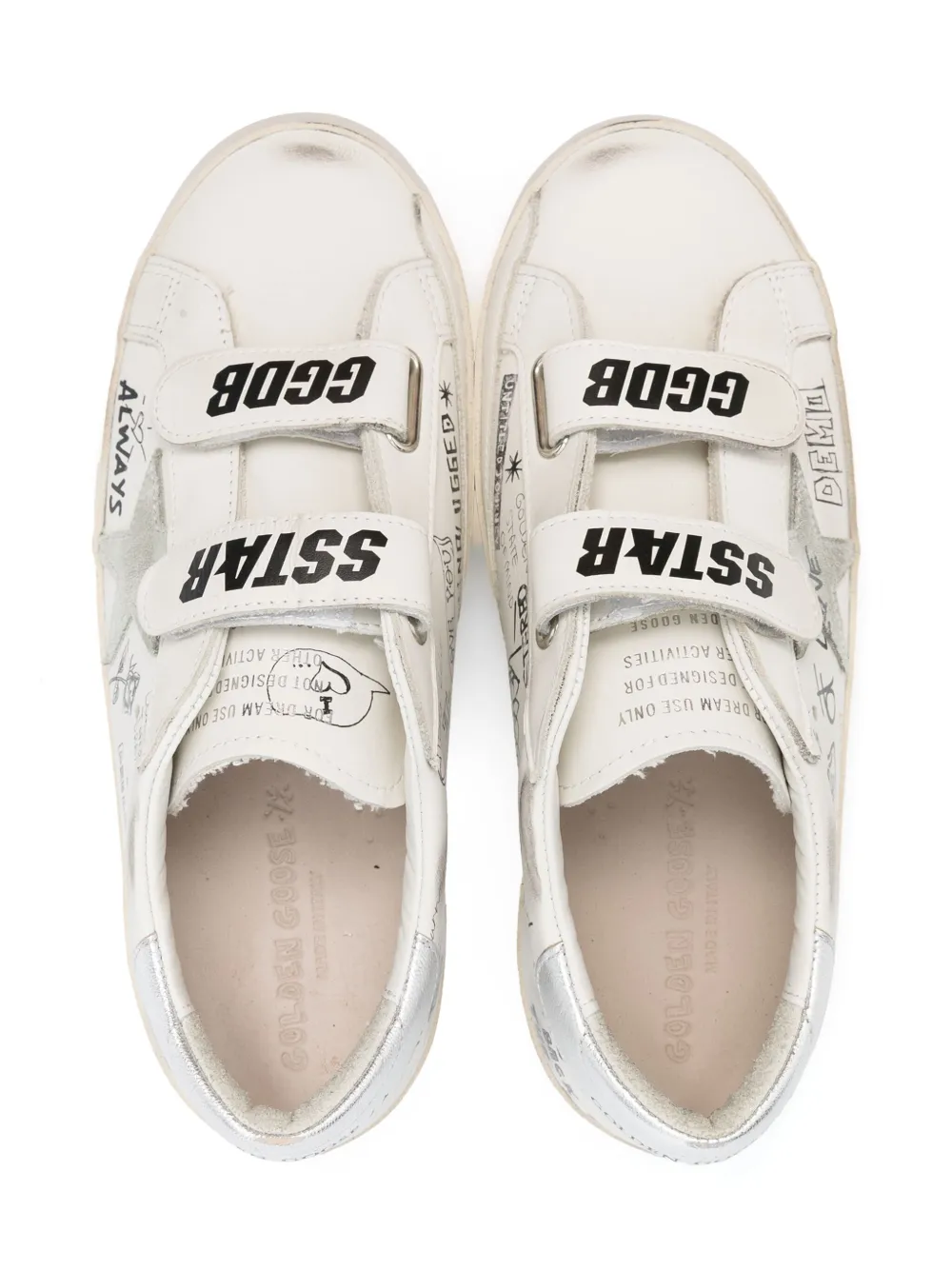 Golden Goose Kids Old School sneakers White