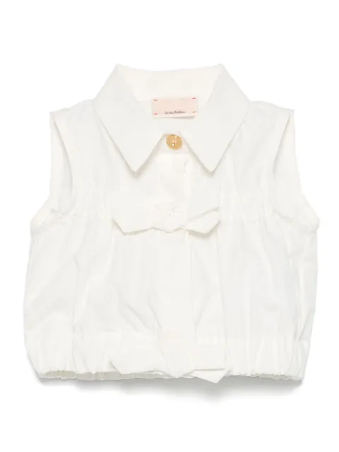 Elisabetta Franchi La Mia Bambina blusa de algodón