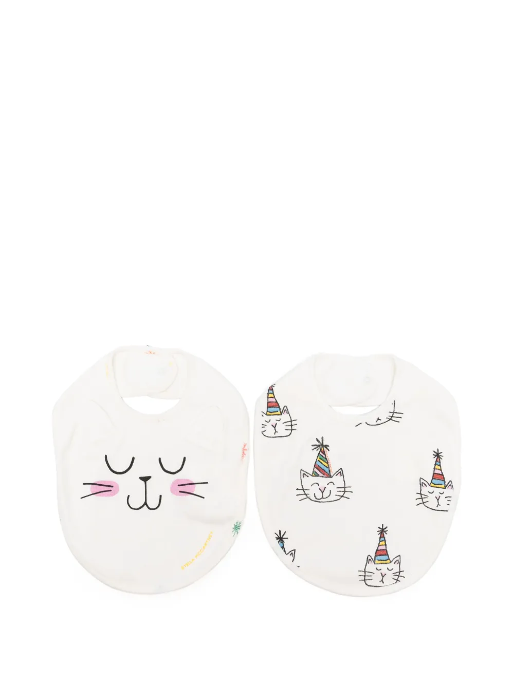 Stella McCartney Kids Slabbetje met grafische print Wit