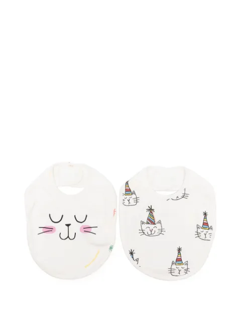 Stella McCartney Kids طقم مريلة بطبعة قطة جرافيك