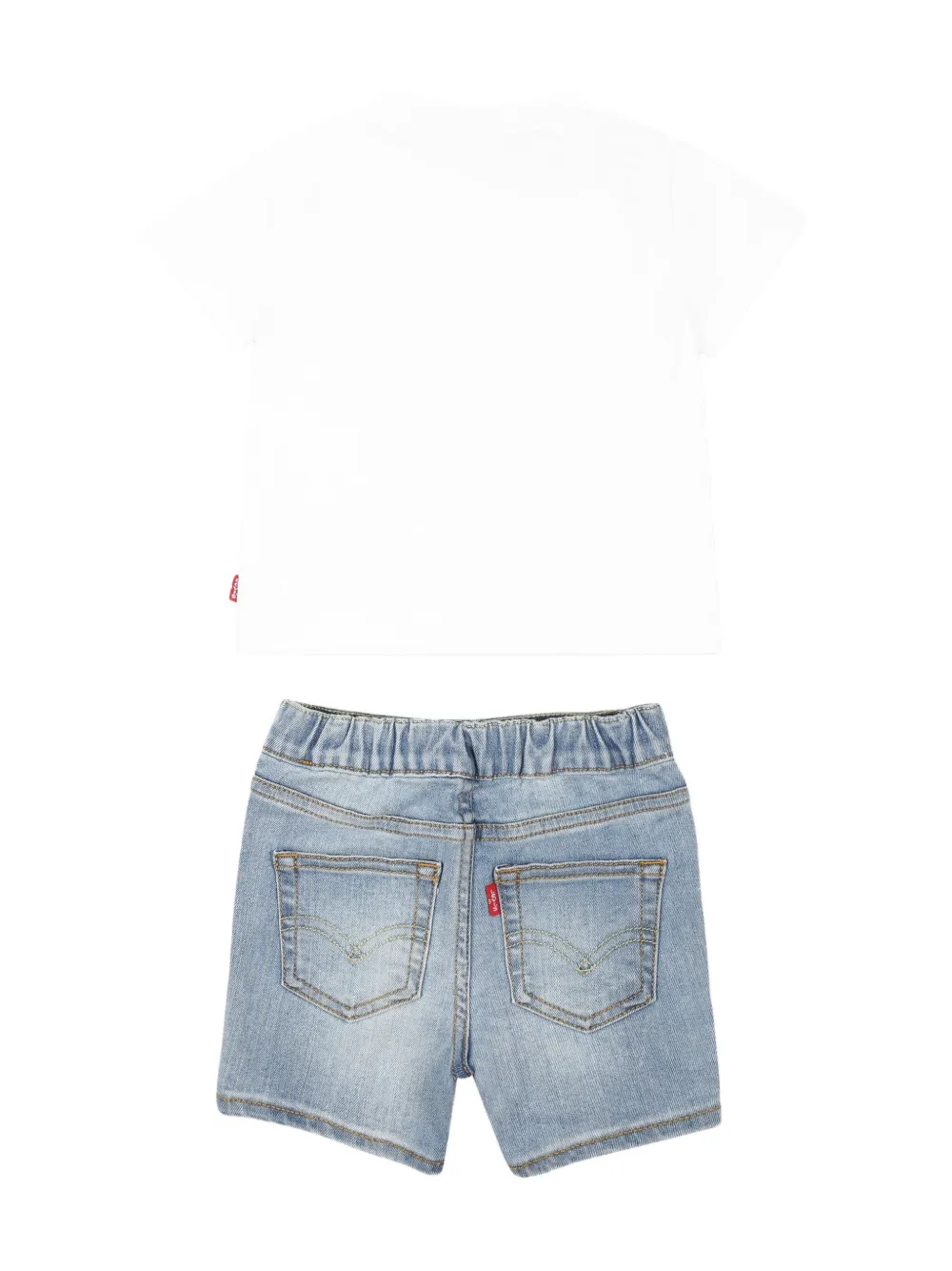 Levi's Multicolor Suit For Baby Boy With Bear In Blue