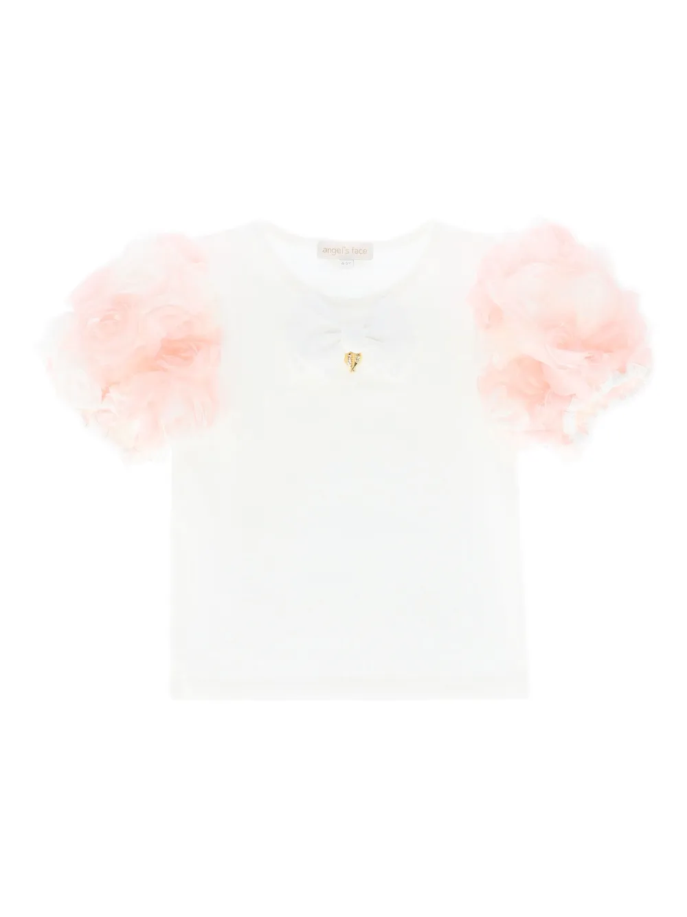  Angel's Face Kids Textured-finish Skirt - Pink 