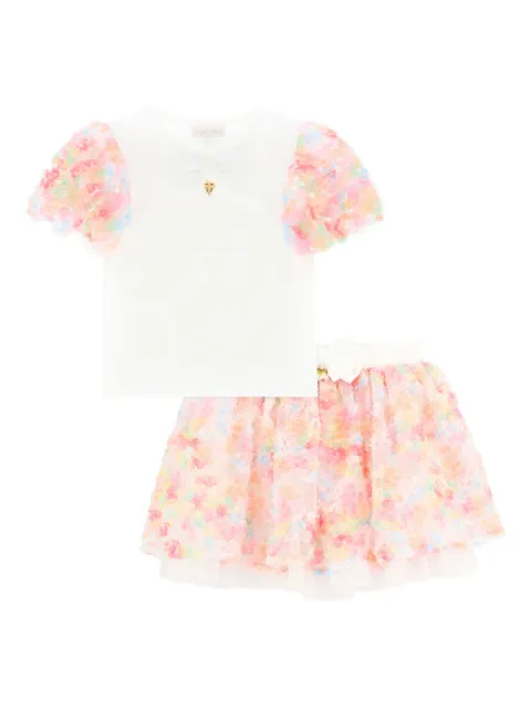 ANGEL'S FACE KIDS textured-finish skirt 