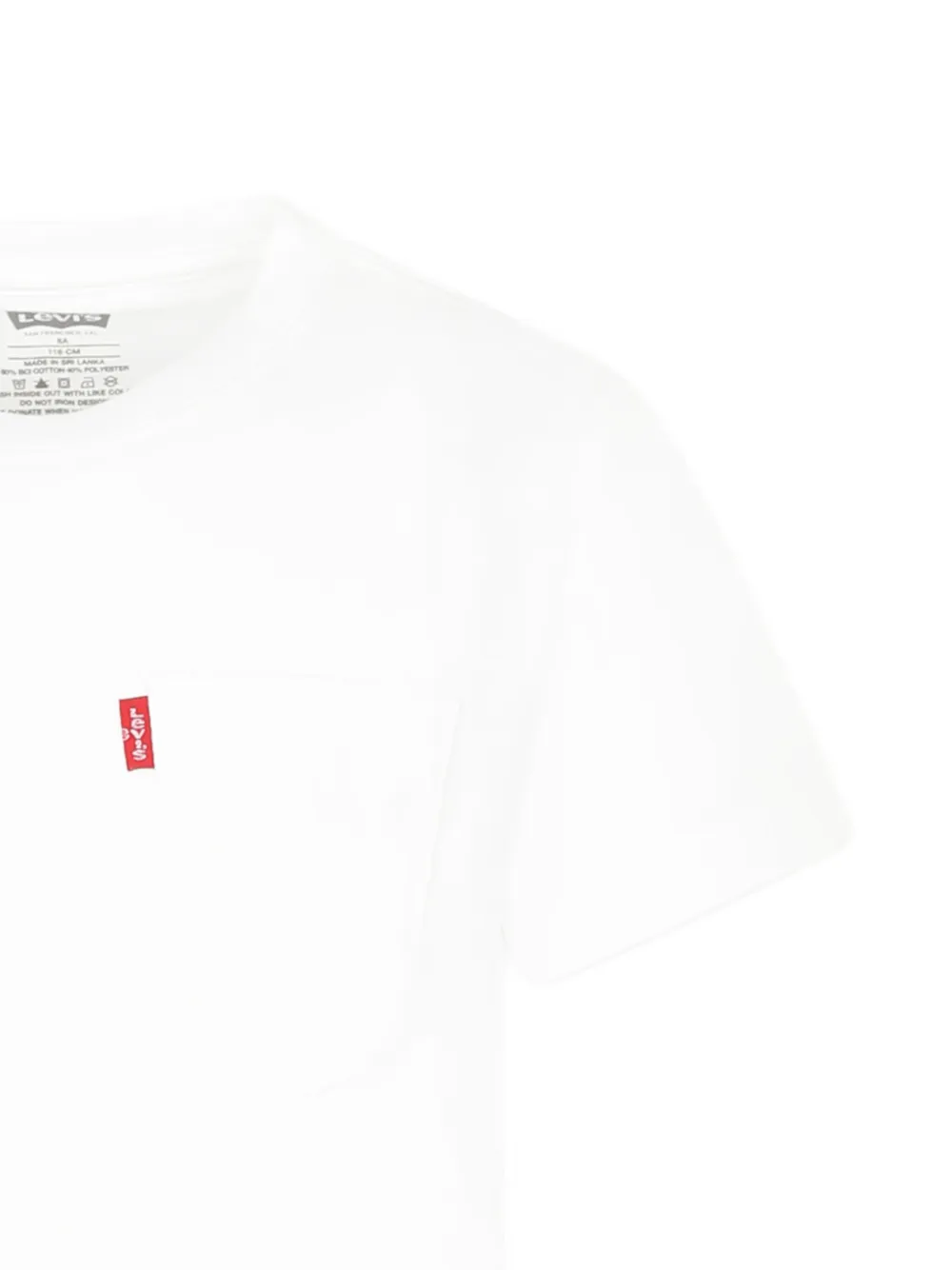 Levi's Kids T-shirt met logopatch Wit