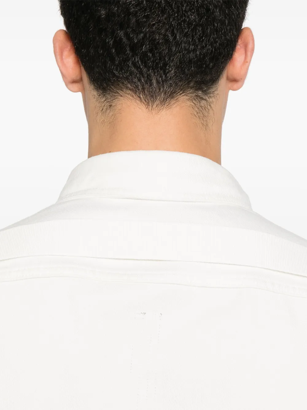 Shop Rick Owens Drkshdw Logo-print Outershirt In White