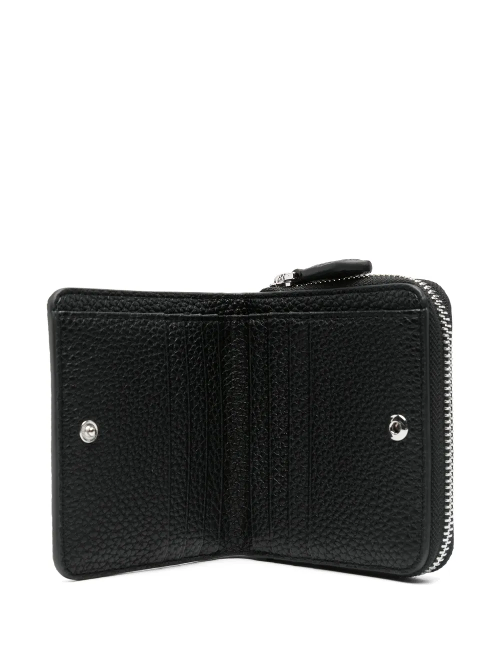 Karl Lagerfeld logo-debossed wallet Zwart