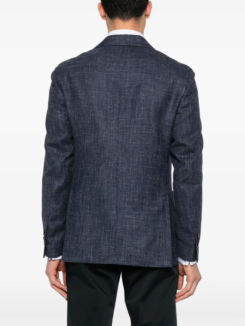 Lardini Blazer met enkele rij knopen Blauw