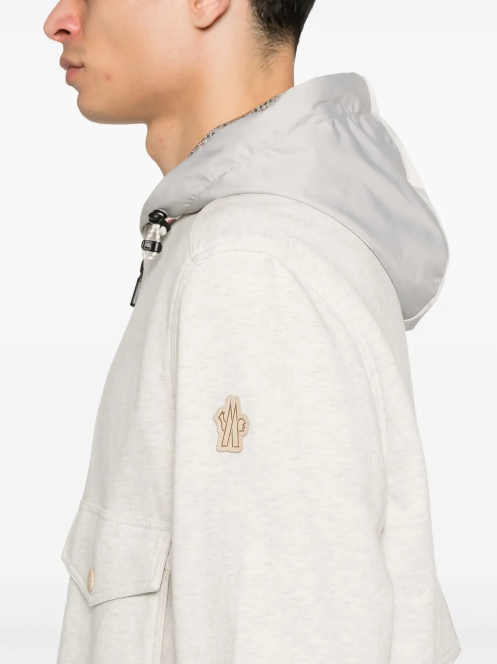 Moncler Grenoble Jack met capuchon Beige
