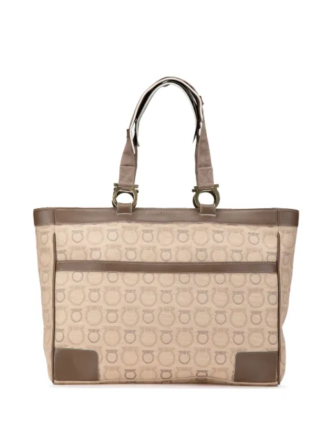 Ferragamo Pre-Owned tote Gancini Canvas 2000-2024