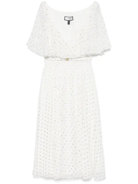 NISSA polka-dot midi dress
