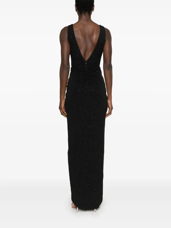 slim fit dress slacks Nox Anabel C1625 Prom Dress - Black main image 1