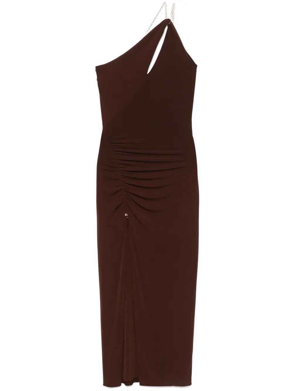 halterneck midi dress