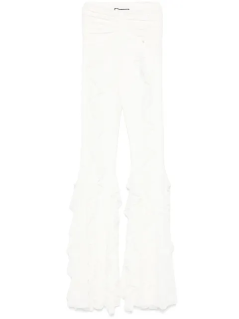 NISSA ruffled mesh trousers
