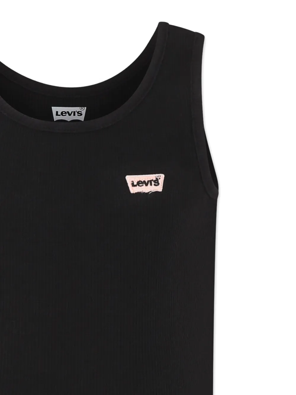 Levi's Kids Tanktop met logopatch Zwart