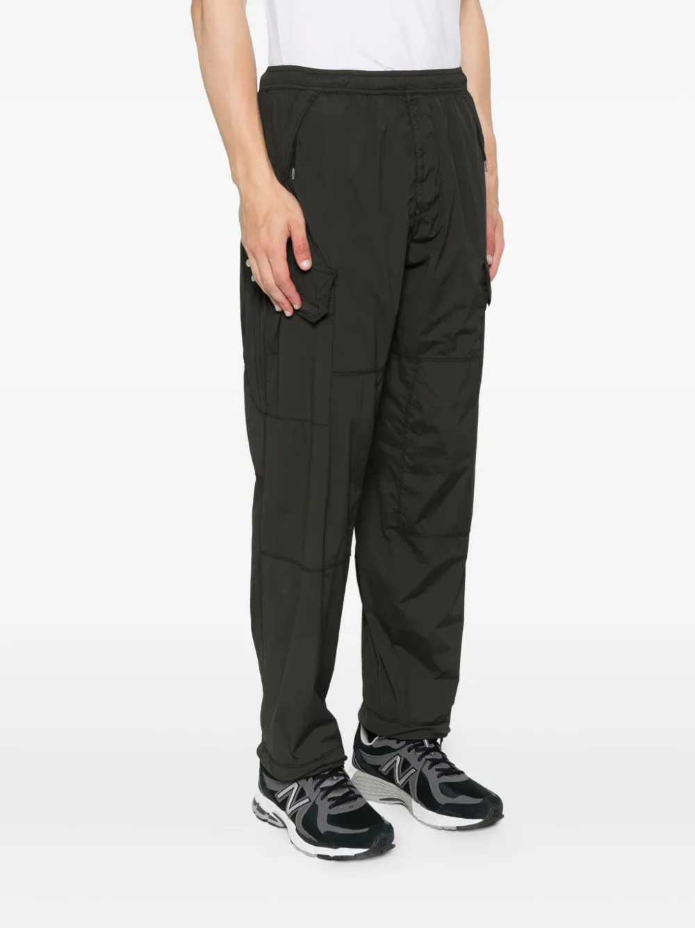 Stone Island cargo pocket trousers Zwart