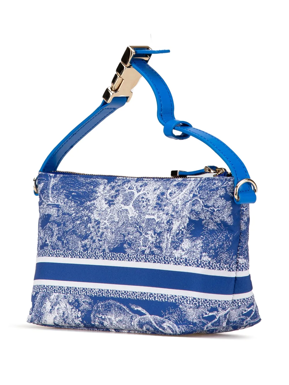 Christian Dior Pre-Owned 2022 Small Technical Fabric Toile de Jouy Reverse DiorTravel Nomad Pouch handbag | Pre-Owned | Image 2