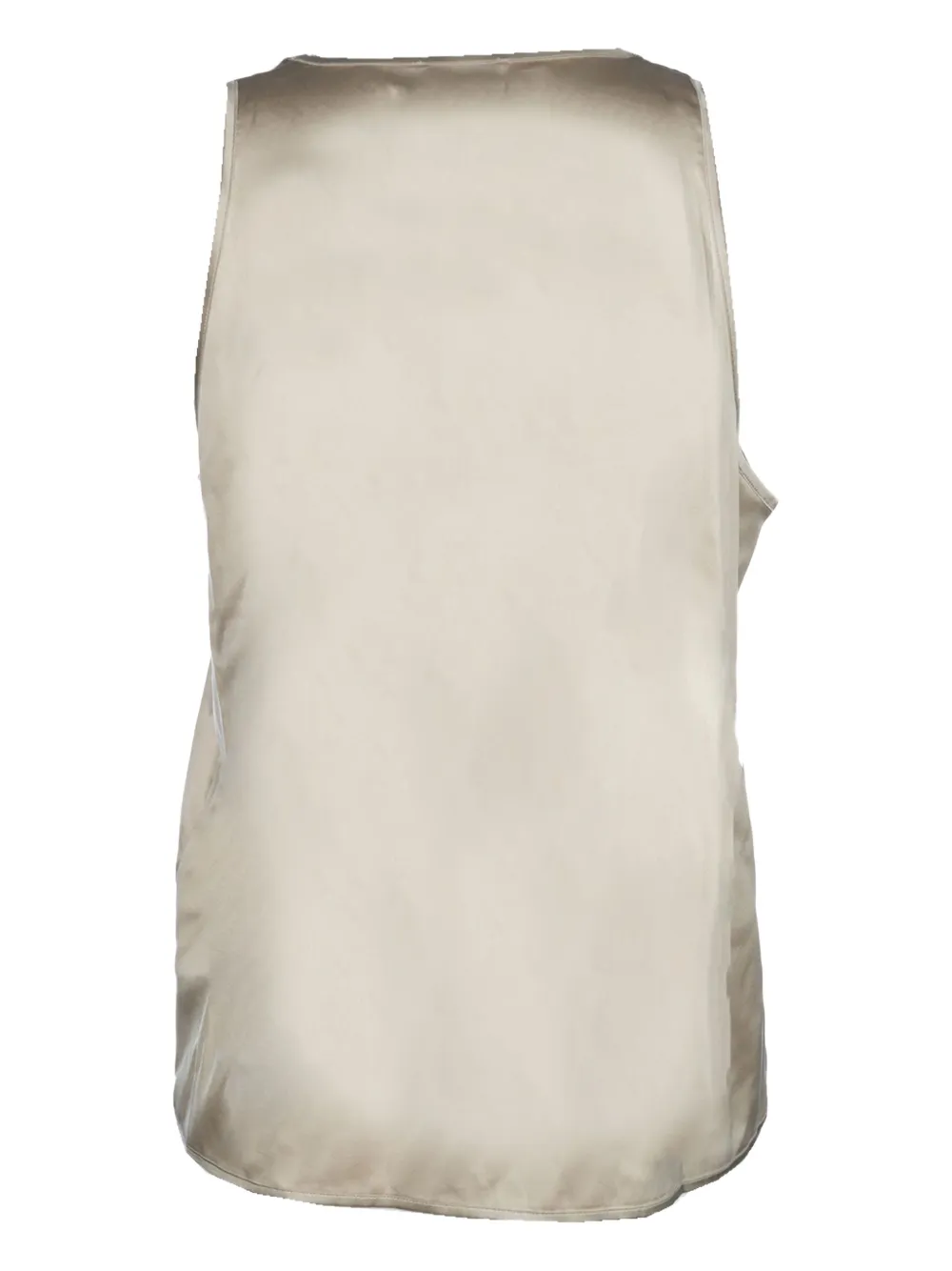 Peserico Verfraaide zijden top Beige