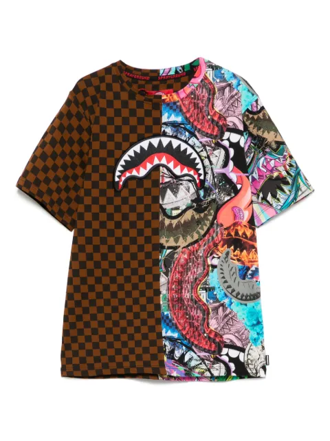 sprayground kid All The Sharks Split T-shirt