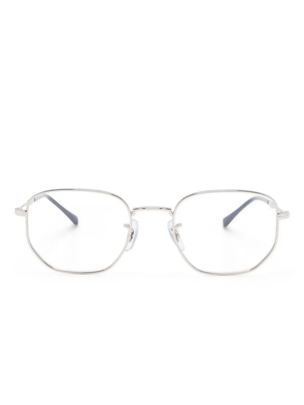 geometric-frame glasses