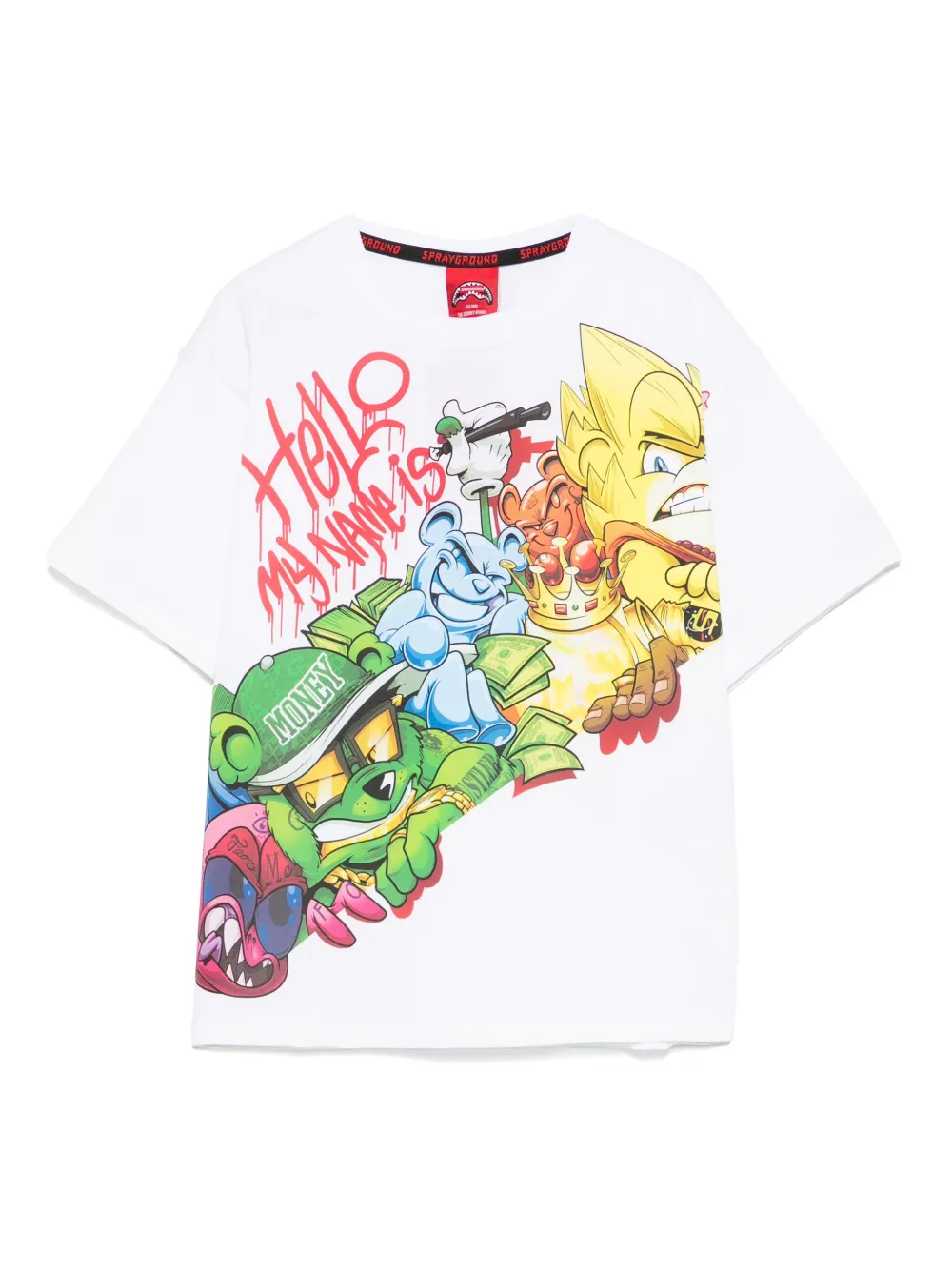 sprayground kid playera Characters Bustin Over | blanco | Image 1