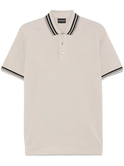 Polo en coton - Emporio Armani - Modalova