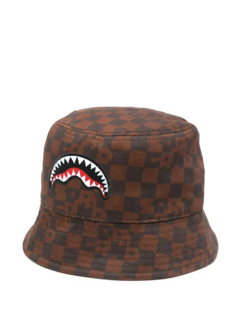 sprayground kid gorro de pescador con motivo de cuadros