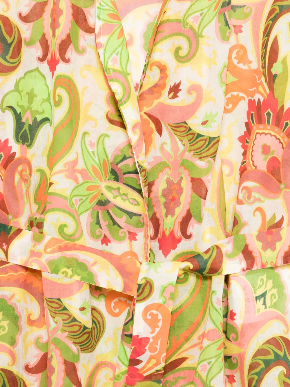 ETRO KIDS Jurk met grafische print Oranje
