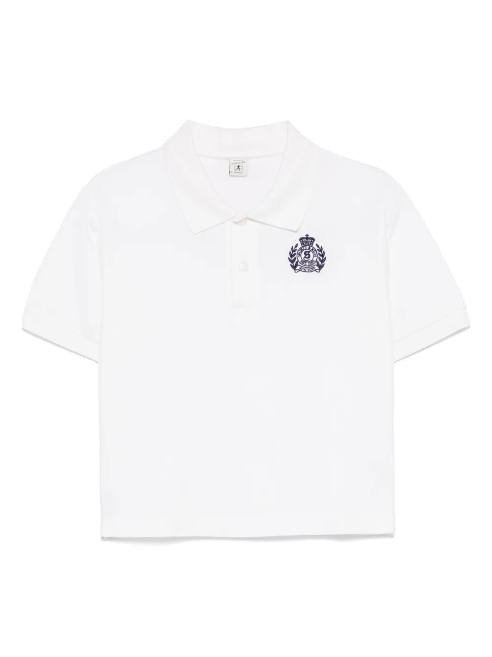 logo-embroidered polo shirt