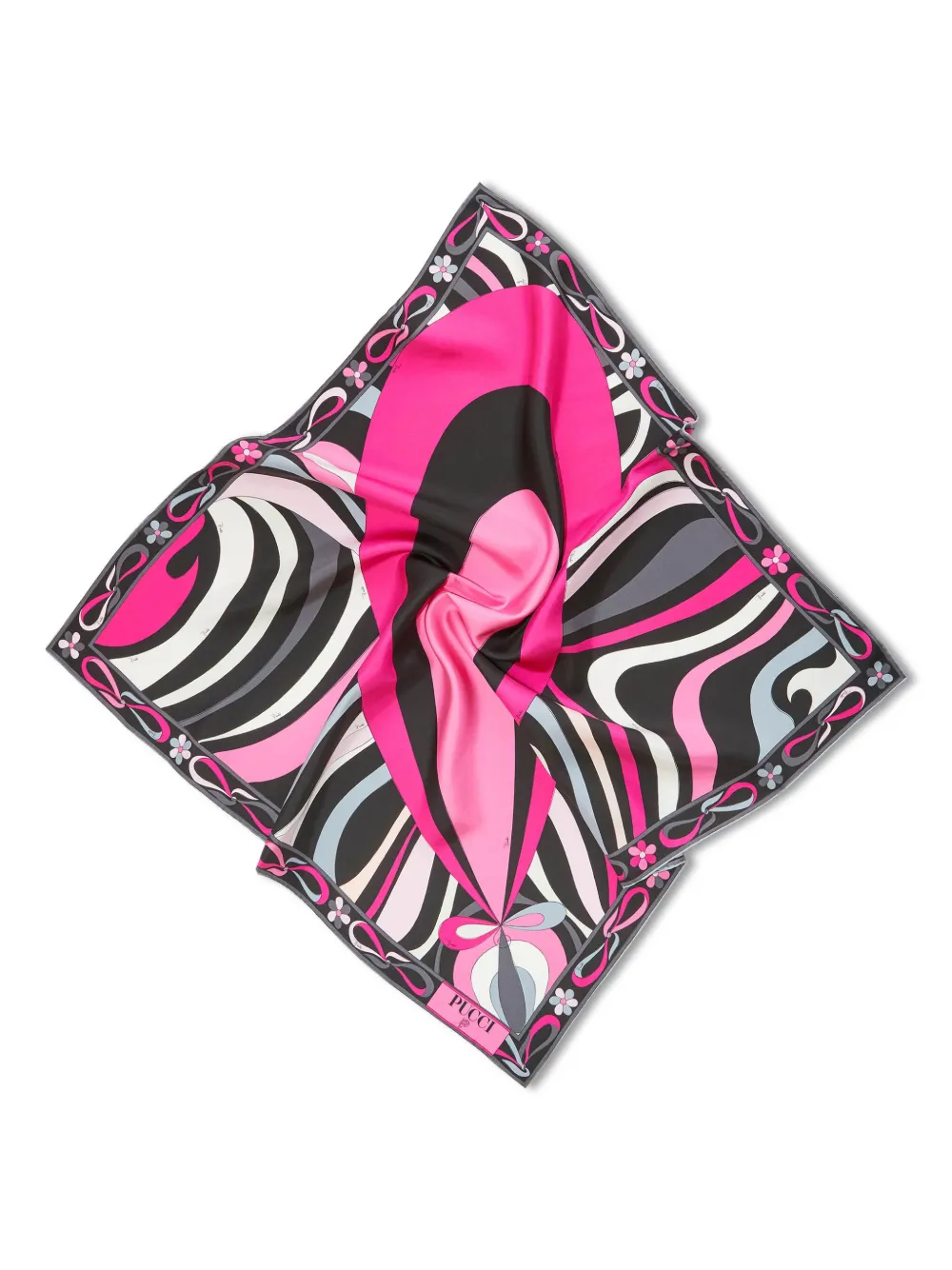 marmo-print scarf