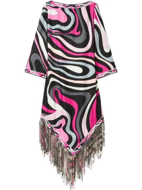 PUCCI vestido con estampado Marmo