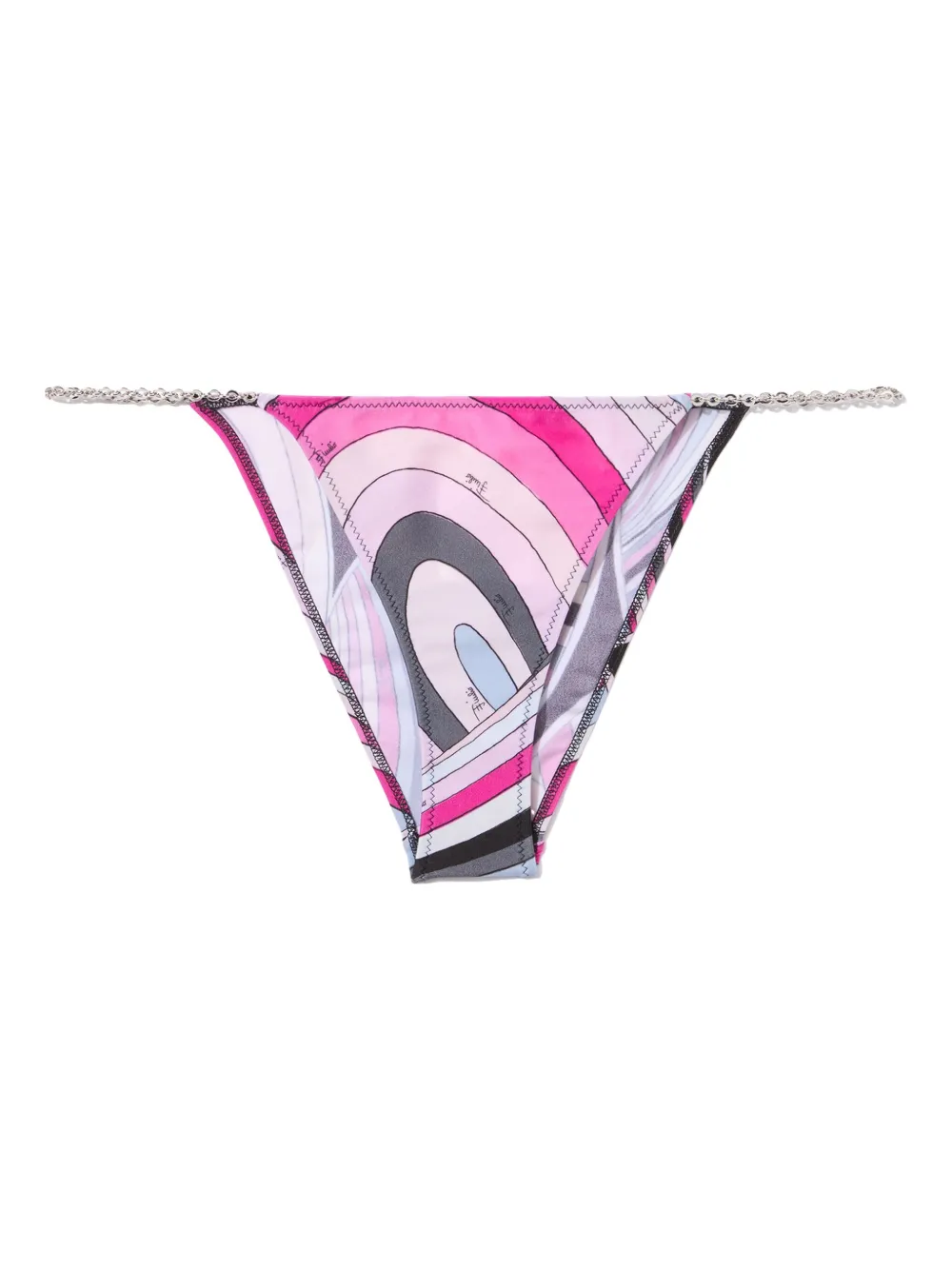 Iride-print bikini brief