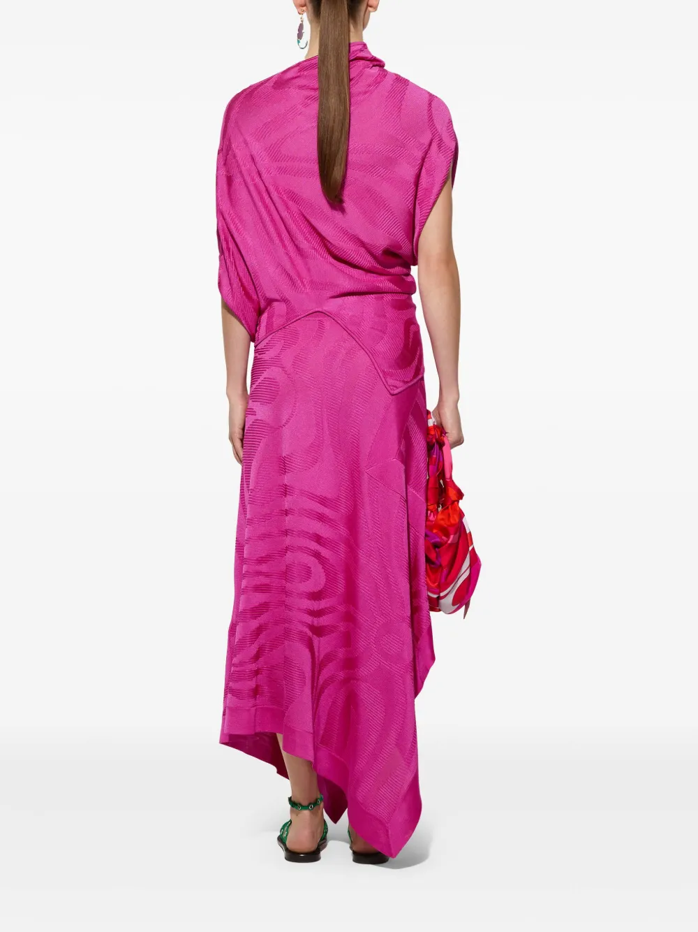 Pucci Marmo-motif Skirt In Pink