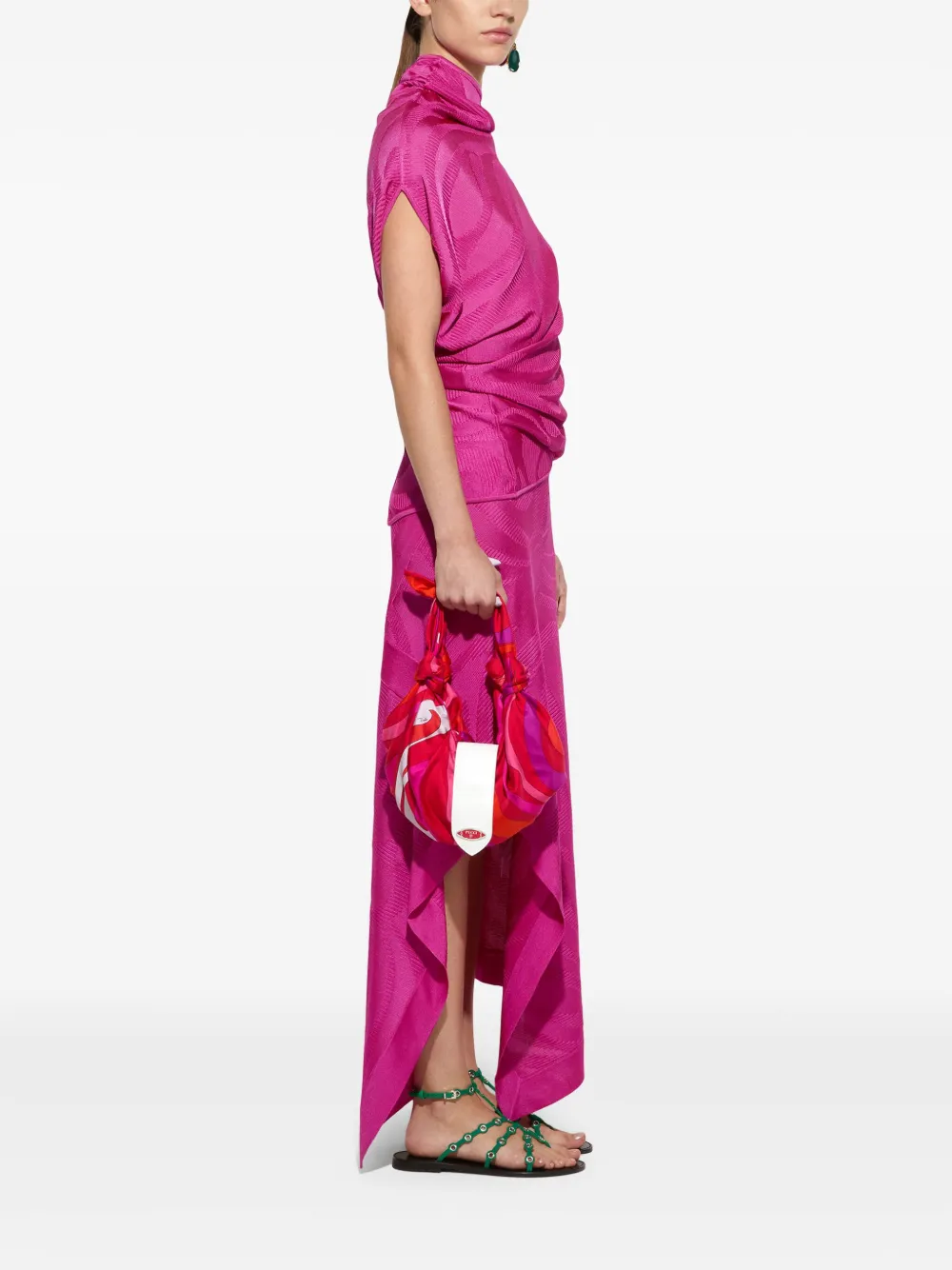 Pucci Marmo-motif Skirt In Pink