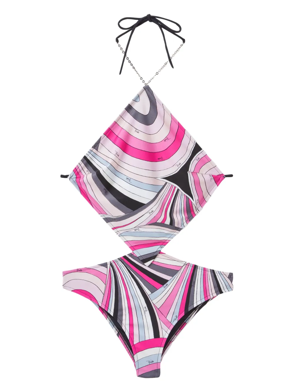 PUCCI Iride-print swimsuit | Pink | Image 1