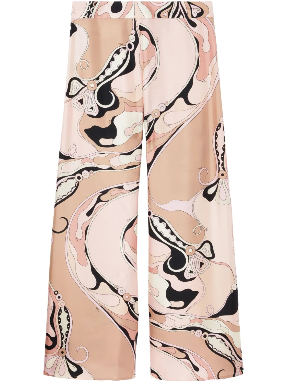 Orchidee-print pants