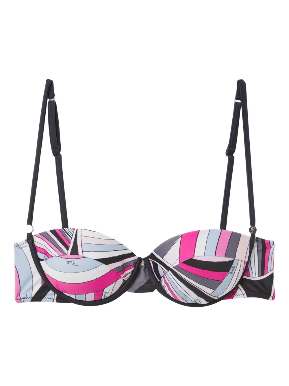 PUCCI Iride-print bikini top | Pink | Image 1