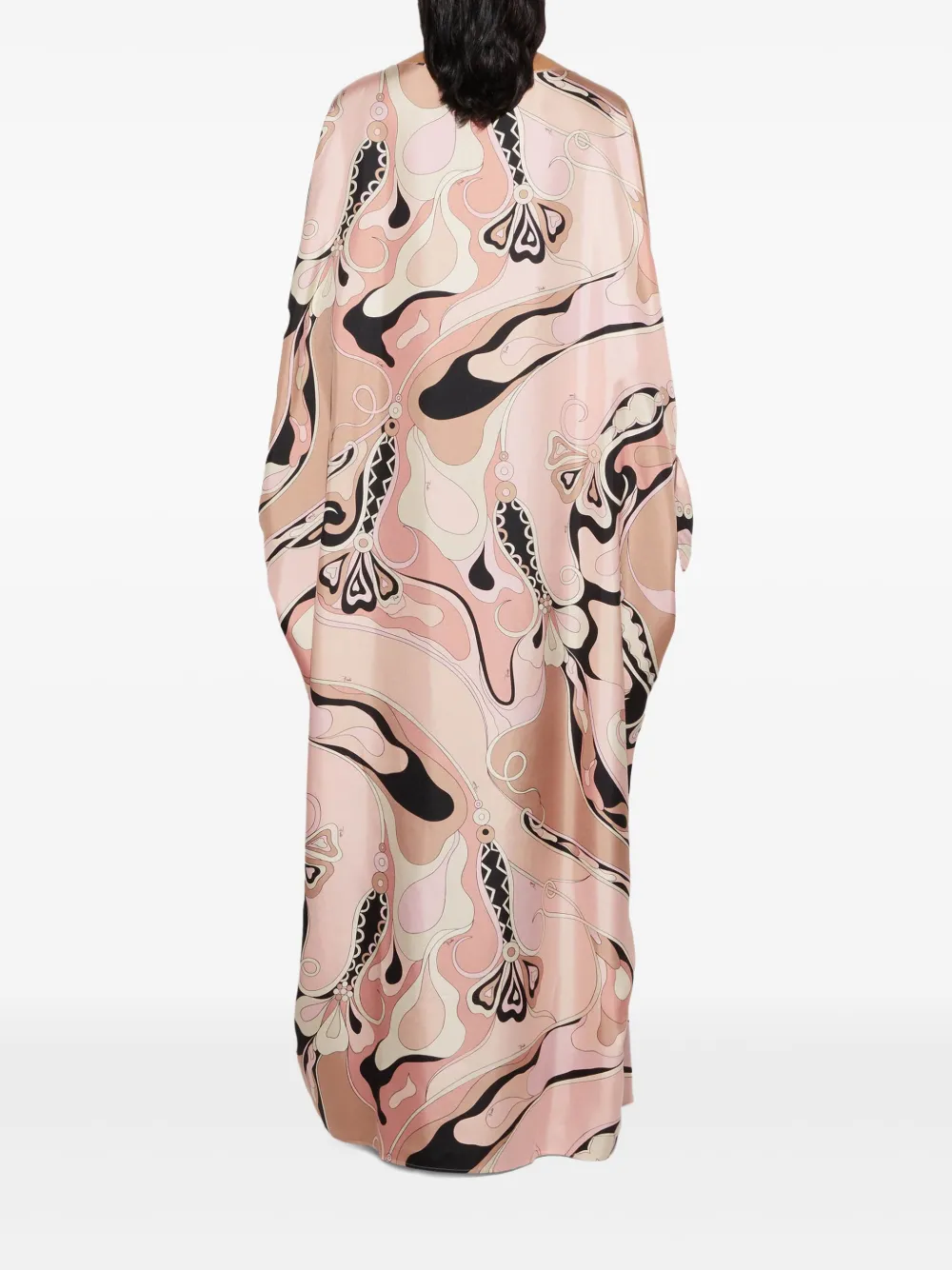 PUCCI Jurk met orchidee-print Beige