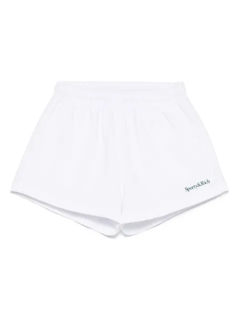 Sporty & Rich logo-print shorts