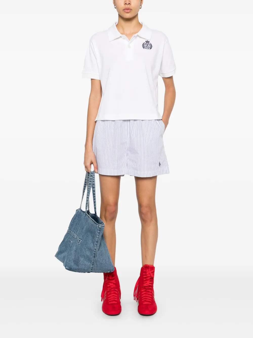Sporty & Rich Bermuda com listra | Shorts | Image 2