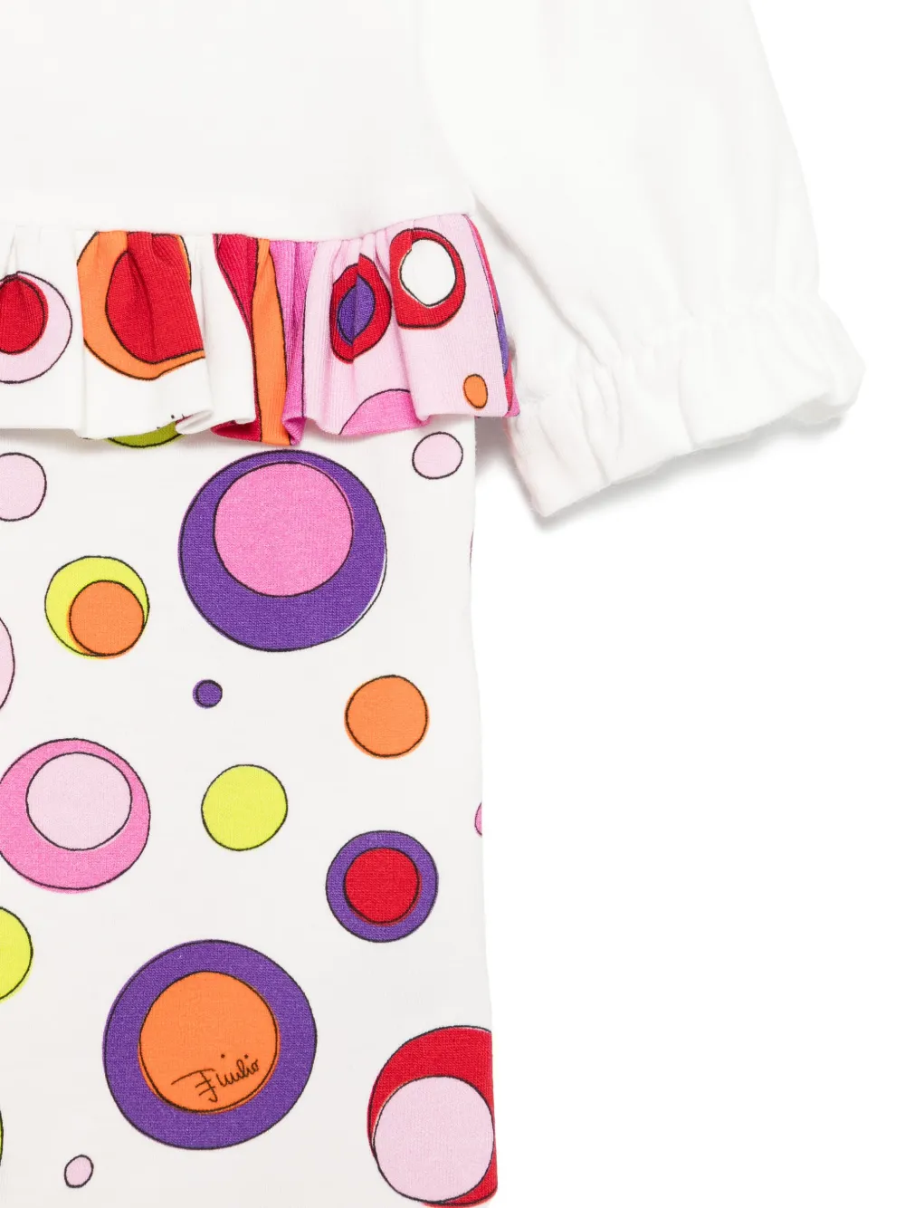 PUCCI Junior Zwangerschapsset met Fontane-print Wit