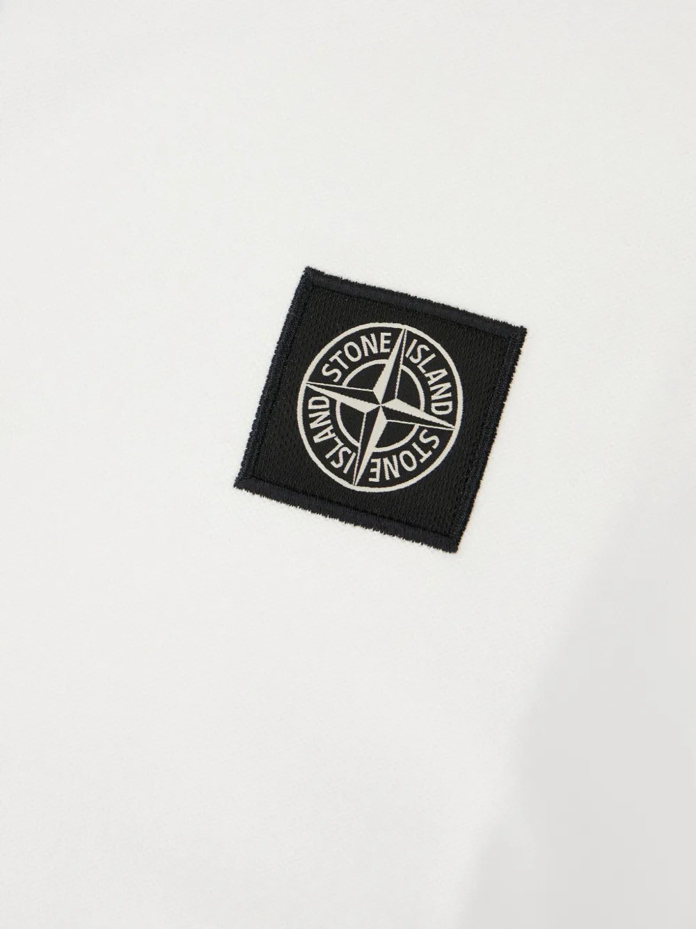 Stone Island Poloshirt met Compass-logopatch Wit
