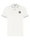 Stone Island Compass-badge polo shirt - White
