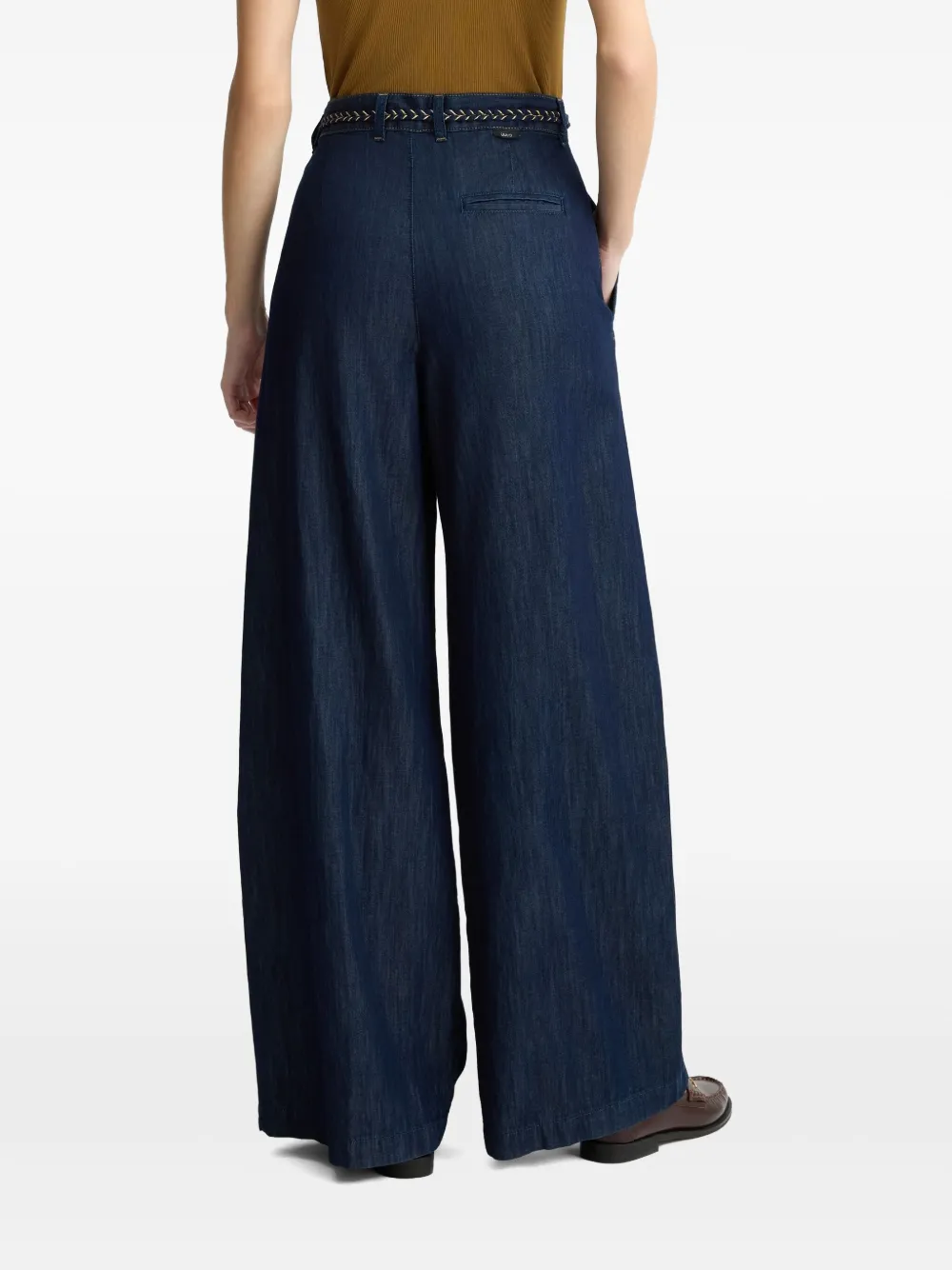 LIU JO Geplooide jeans Blauw
