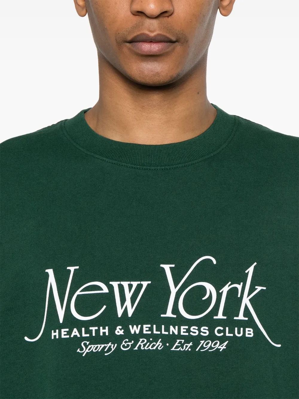 Sporty & Rich NY 94 sweater Groen
