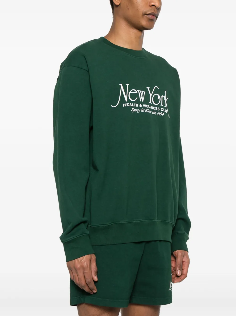 Sporty & Rich NY 94 sweater Groen