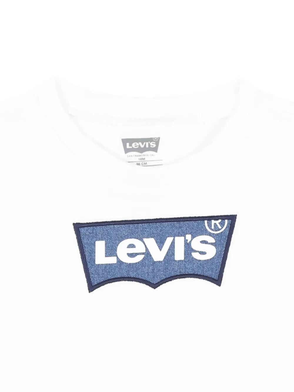 Levi's Kids T-shirt met logopatch Wit