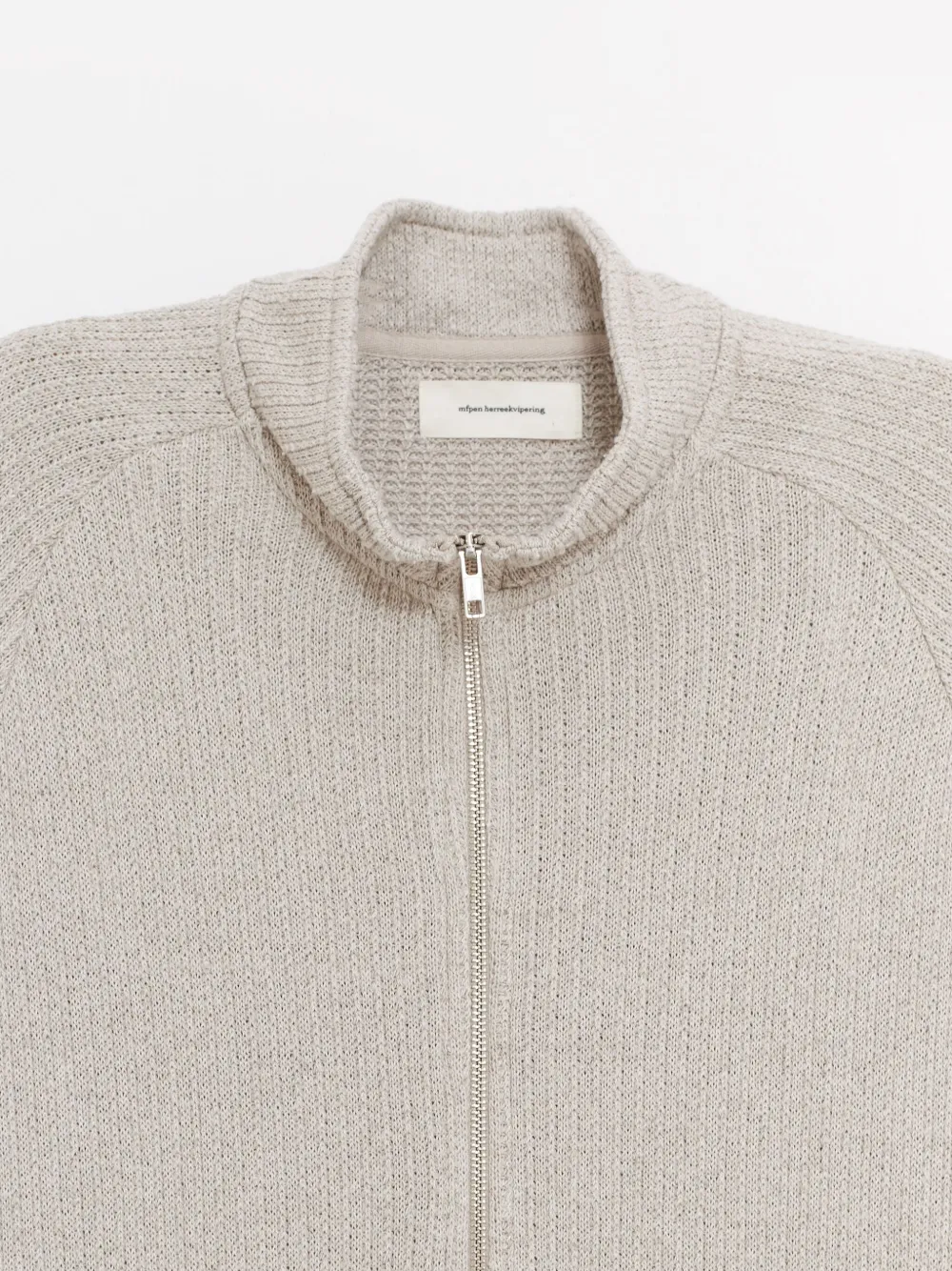 Mfpen Zip-up Jacket In Neutral