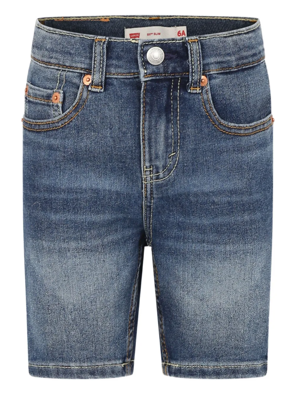 Levi's Kids M374 デニムショーツ - ブルー Levi's Kids M374 デニムショーツ - ブルー