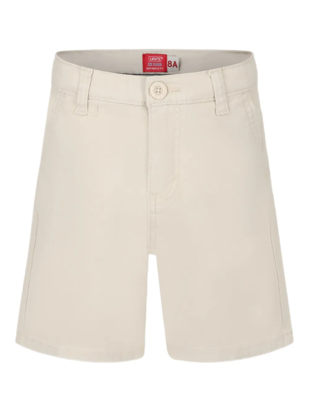 Levi's Kids ロゴパッチ ショートパンツ - ニュートラル Levi's Kids ロゴパッチ ショートパンツ - ニュートラル