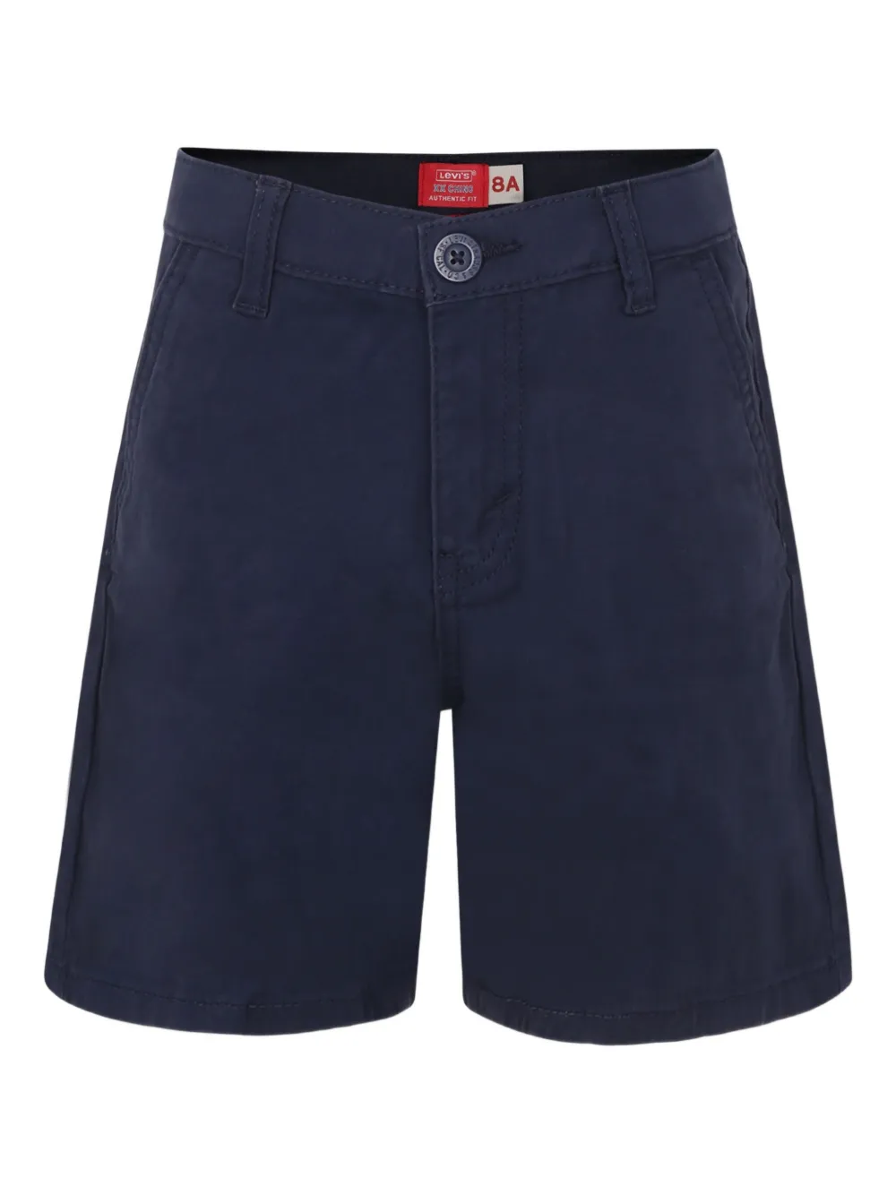 Levi's Kids ロゴパッチ ショートパンツ - ブルー Levi's Kids ロゴパッチ ショートパンツ - ブルー